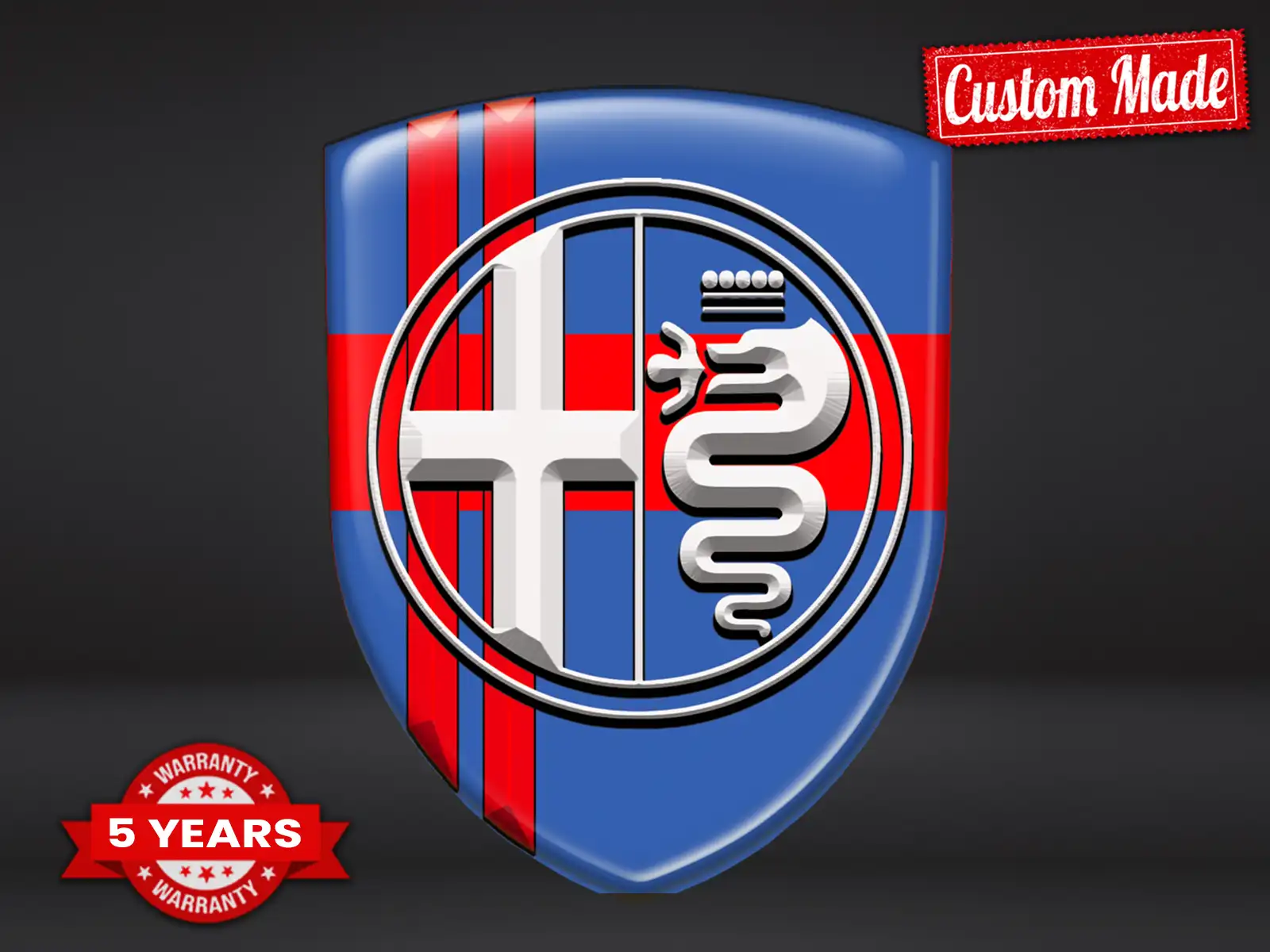 Alfa Romeo Vinylsticker Auto Limitiert Robust Professionell